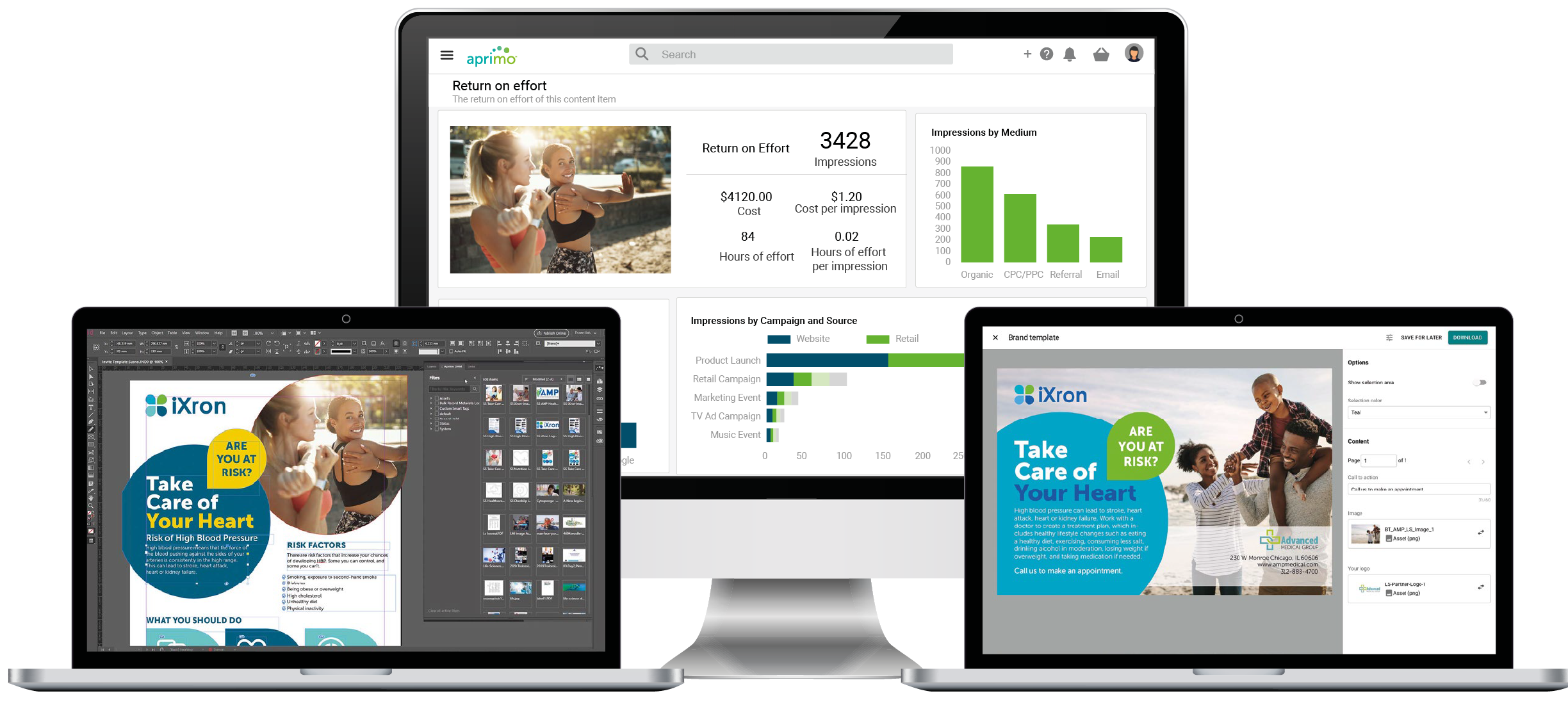 Aprimo Modular Content Product Screens