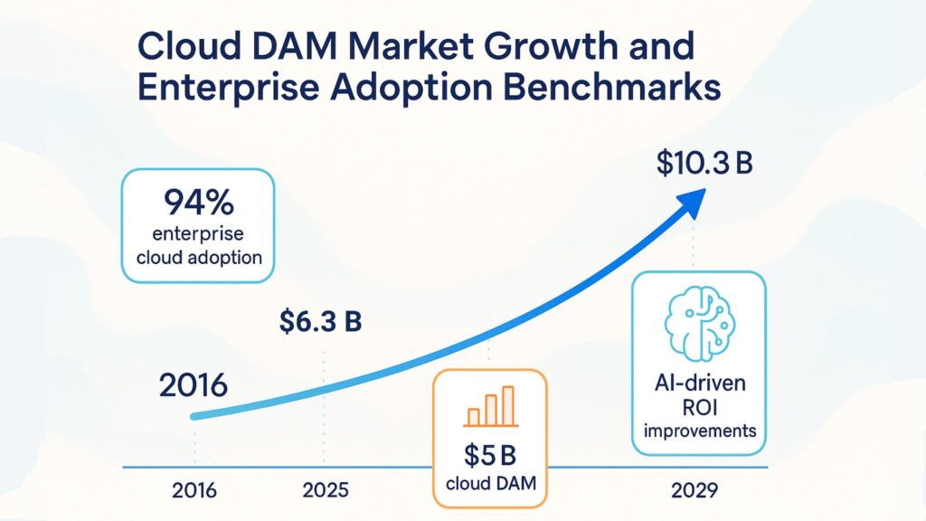 Cloud DAM in 2025 vs 2017: The Continuing Growth of DAM in the Cloud 4 Cloud DAM Market Growth
