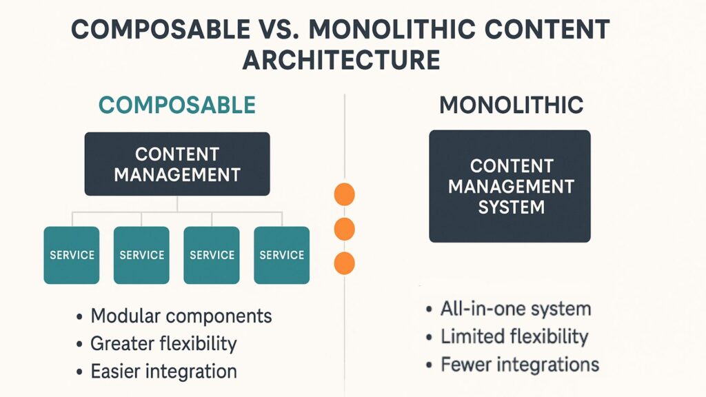 Composable vs. Monolithic Content Architecture