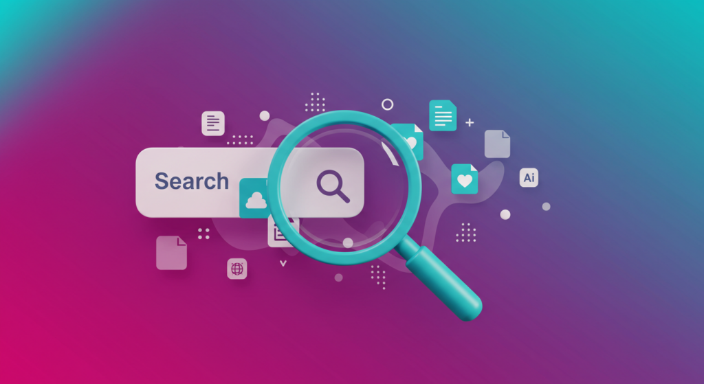 Intelligent DAM Search Capabilities with AI Automation AI-powered digital asset management search and discovery interface.