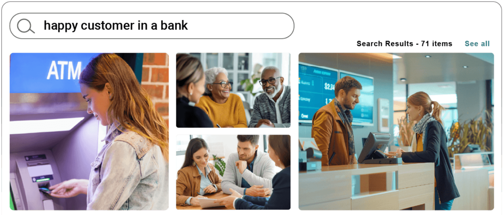 Search Financial Services contextual search -Financial Services