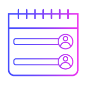 Campaign Calendar and collaboration icon PP