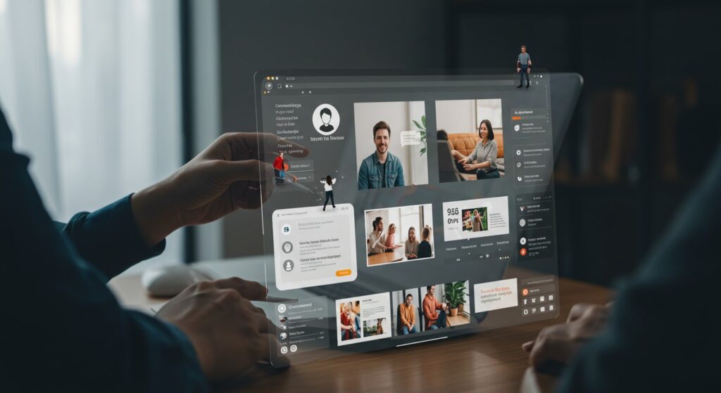 Real-Time Brand Collaboration and Approvals Team collaborating in real time using brand guidelines software with approvals and feedback tools.
