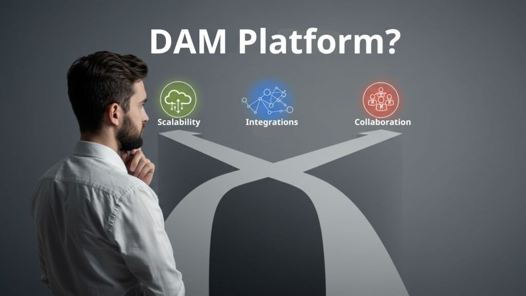 Visual metaphor for choosing a DAM system that matches your organization's evolving DAM needs.