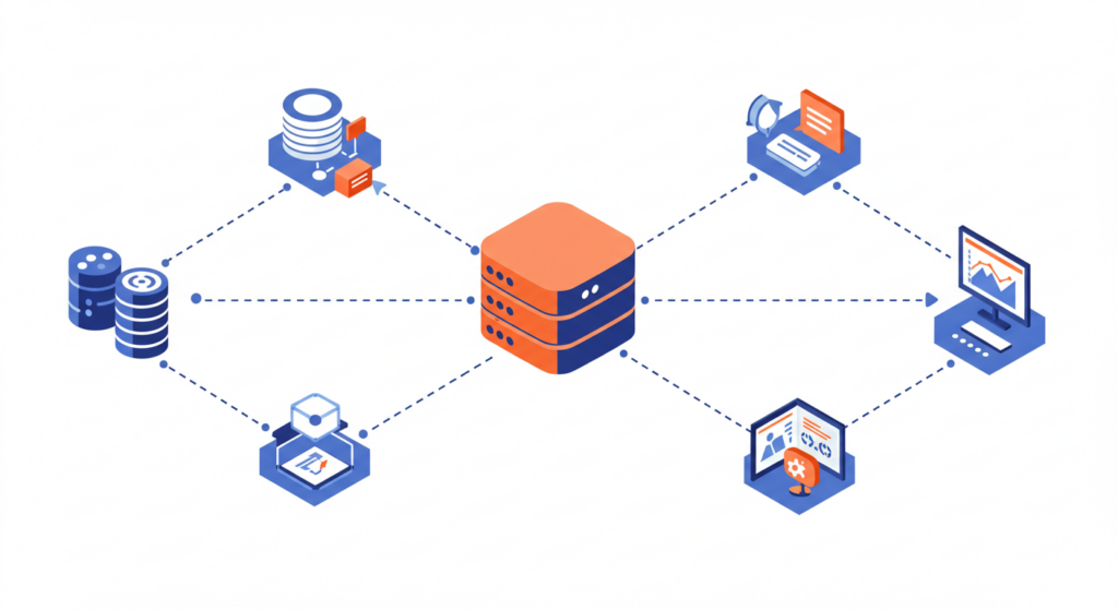 DAM Integrated with Tech Stack AI-powered DAM platform integrated with enterprise content systems.