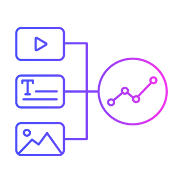 Icon Gradient General Content Insight
