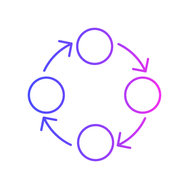 Icon Gradient General Content Lifecycle