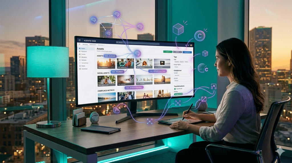 Agentic AI Automating Cloud DAM Workflows Autonomous Metadata and Asset Organization
