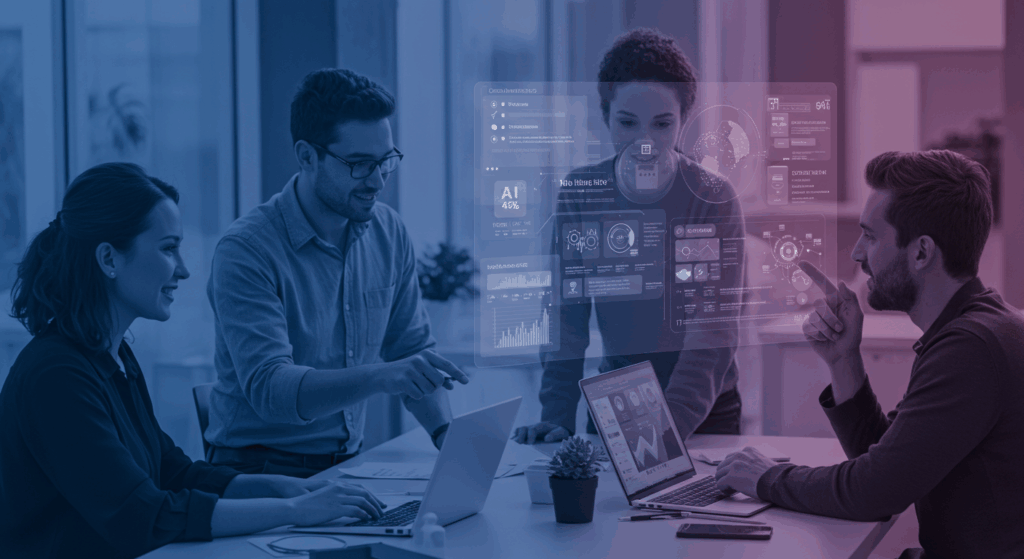 AI Implementation Strategy for Marketing Teams Marketing team implementing AI agents solutions