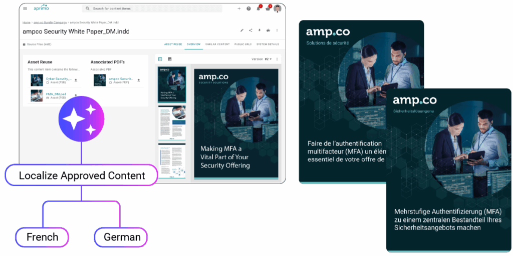 Localized Content High-Tech Brochure