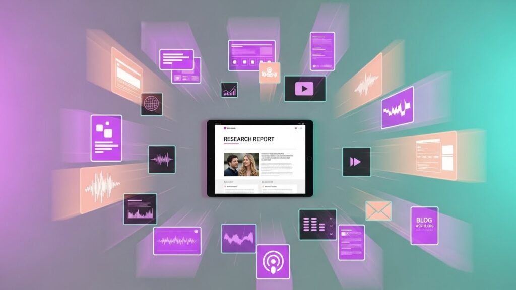 Content Format Variety variety of content outputs