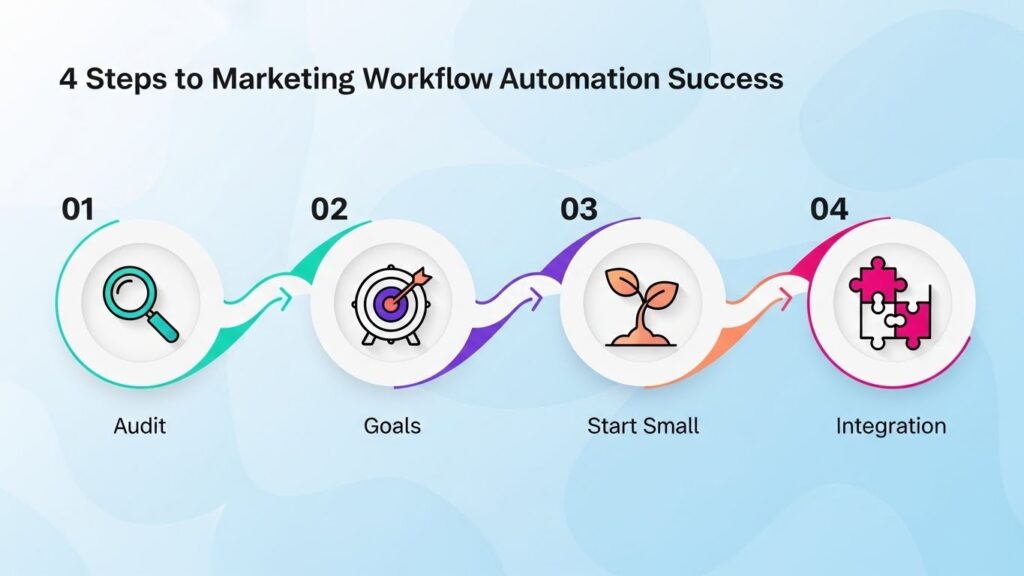 4 steps to marketing workflow automation
