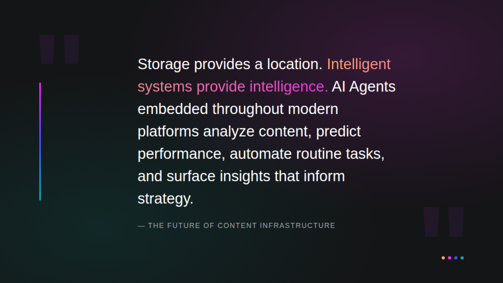 The future of content insfrastructure 