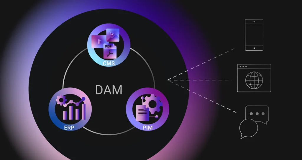 Integrate DAM with CMS PIM ERP