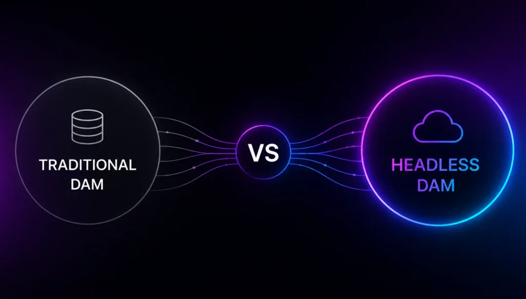 Traditional DAM VS Headless DAM