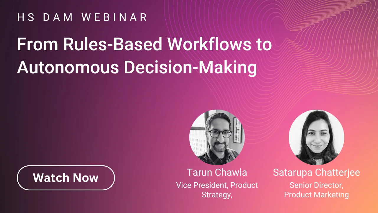 Rules-Based Workflows to Autonomous Decision-Making On-Demand Webinar Thumbnail