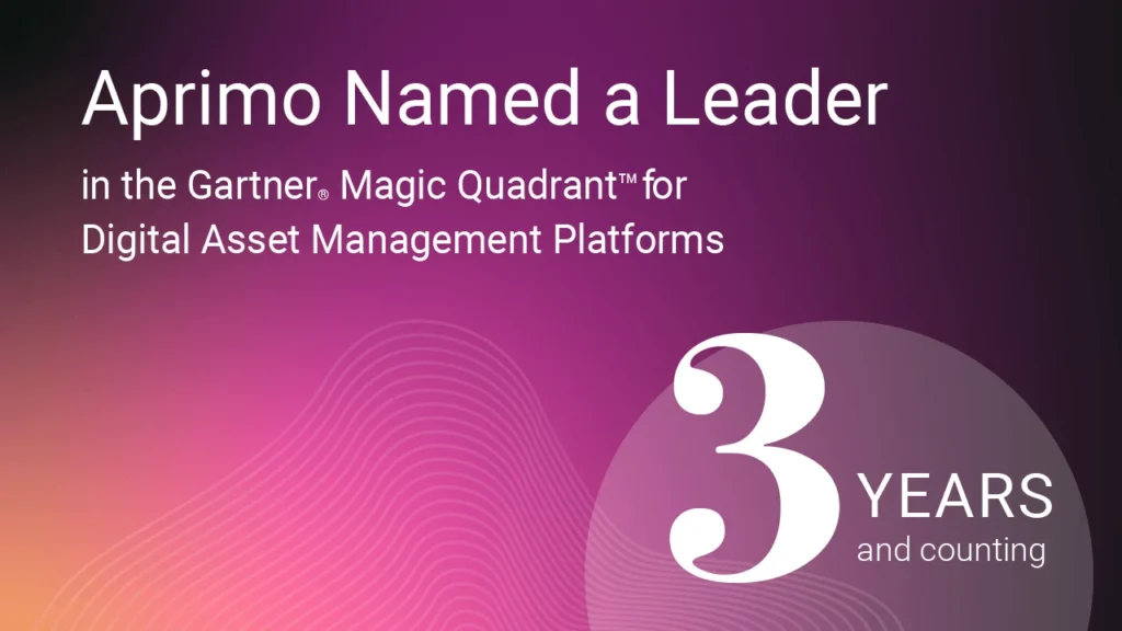 Aprimo Named a Leader in the 2026 Magic Quadrant for DAM Platforms