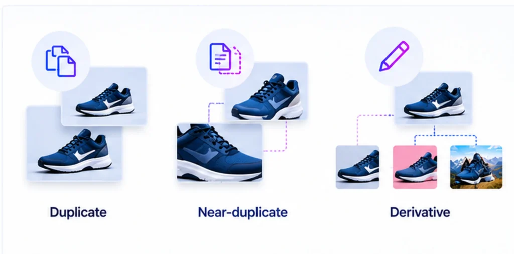 What Is the Difference Between Duplicates, Near-Duplicates, and Derivatives